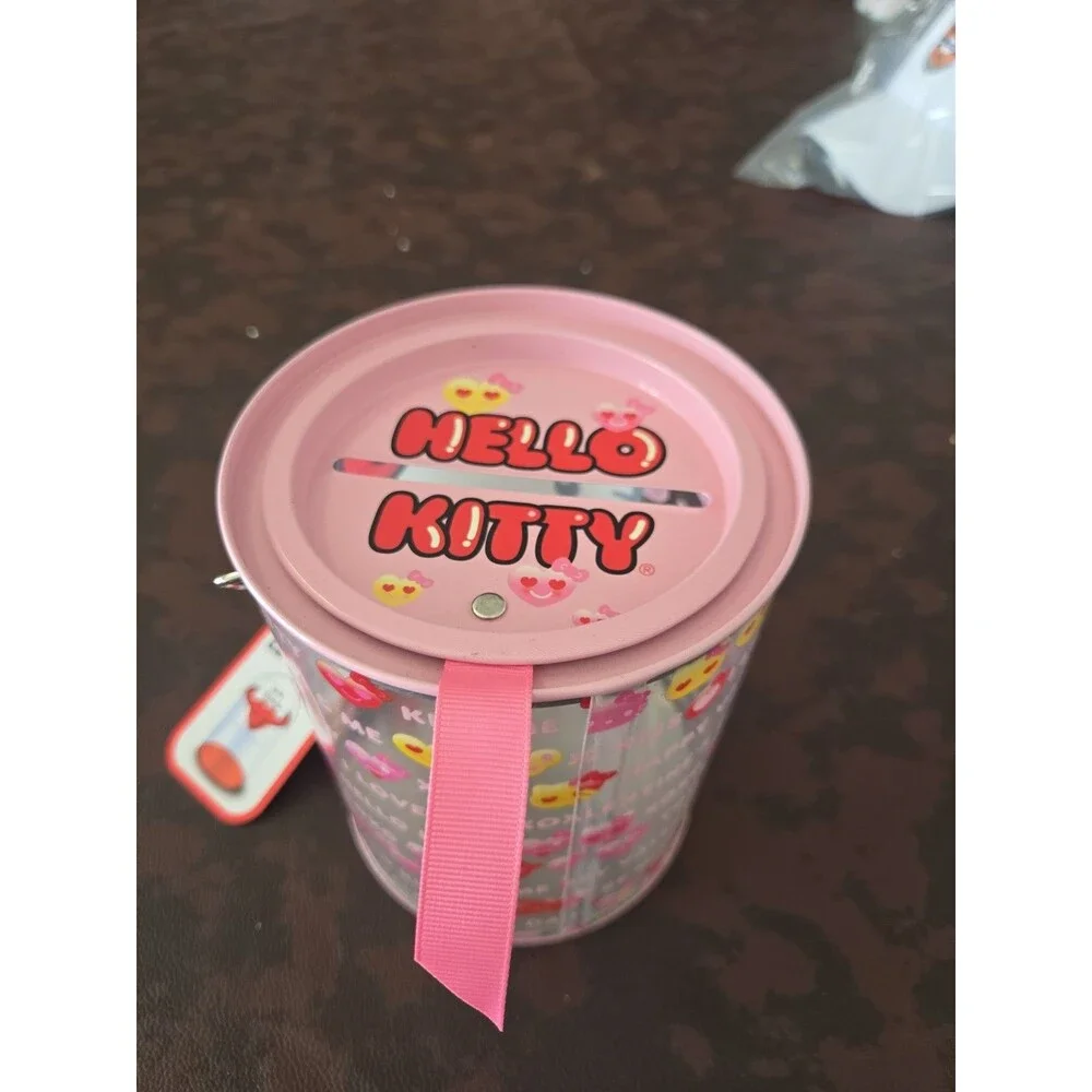 🔥❤️🐱Tinboxco Hello Kitty Pink Valentines 2023 Clear Tin Mail Box 6” X 5”